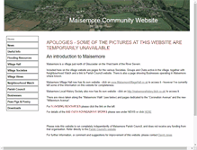 Tablet Screenshot of maisemore.org.uk